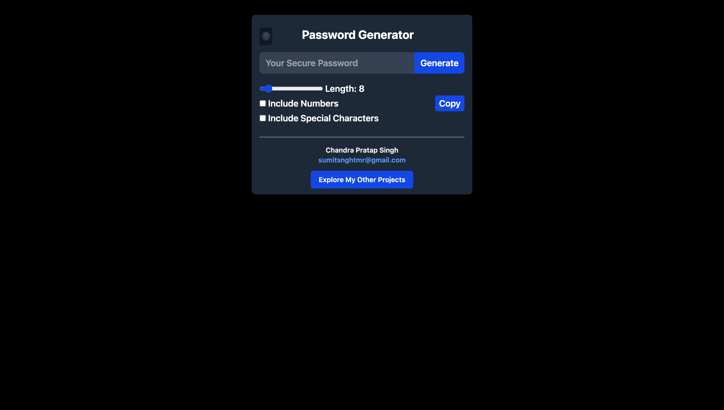 Password Generator App